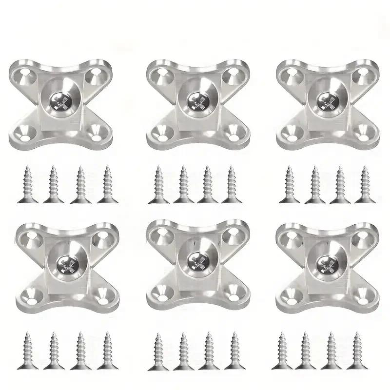 Heavy Duty 2/4/6pcs Zinc Alloy Butterfly Corner Brackets, Detachable Woodworking, Furniture, Drawer, Cabinet and Indoor Use
