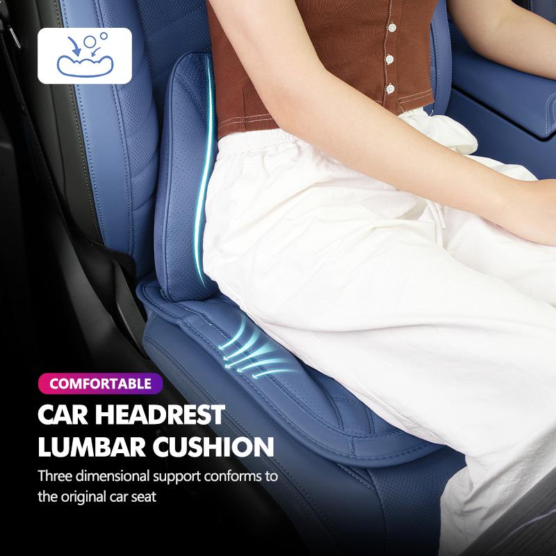 Car Headrest Comfortable Anti-fatigue Lumbar Cushion Suitable For Skoda Superb Derivative Karoq Kamiq MK3 Fabia Rapid Favorit