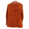 60s 70s Vintage TALON Zip Suede Leather Jacket 18 Orange Series Women Used