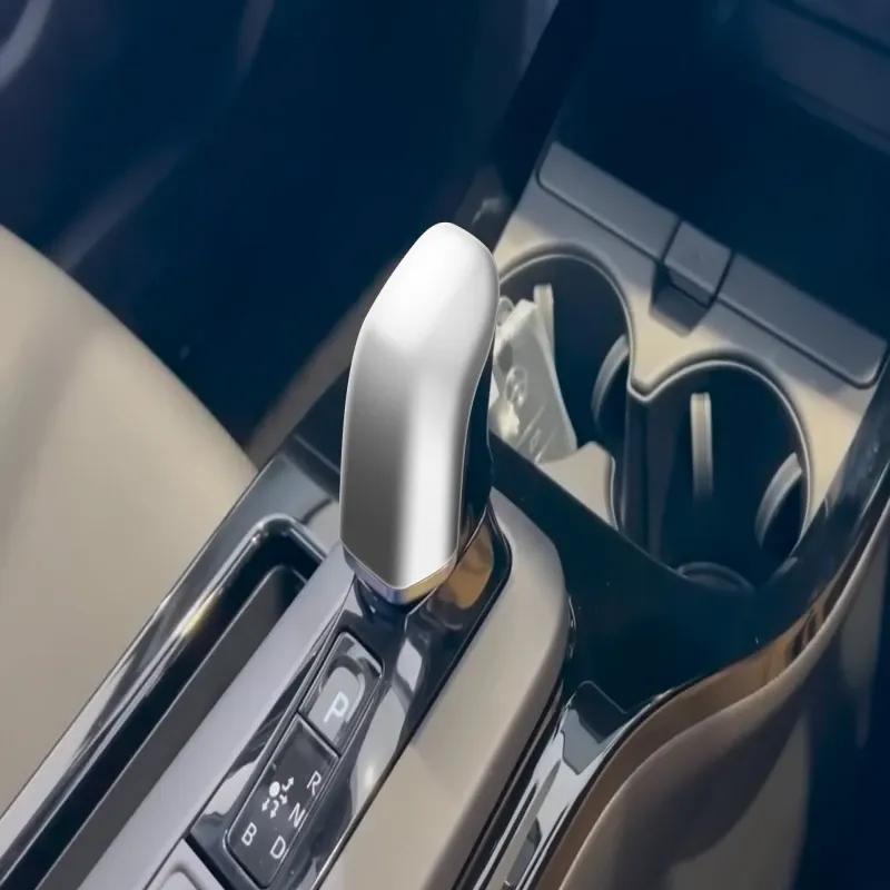 For Toyota Prius 60 Series  2024  ABS Carbon Fiber Car Gear Head Shift Knob Cover Handball Trim Sticker Interior Accessories