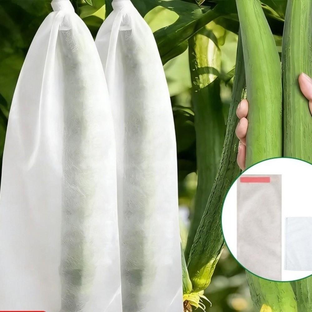 100Pcs Anti-bird Nursery Bags Breathable Insect Barrier Pouch  Garden Greenhouse