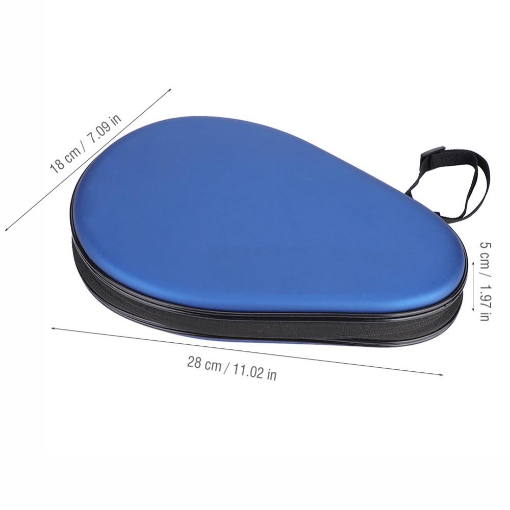 Hard Shell Ping Pong Racket Case Carrying Strap Table Tennis Racket Cover Table Tennis Equipment
