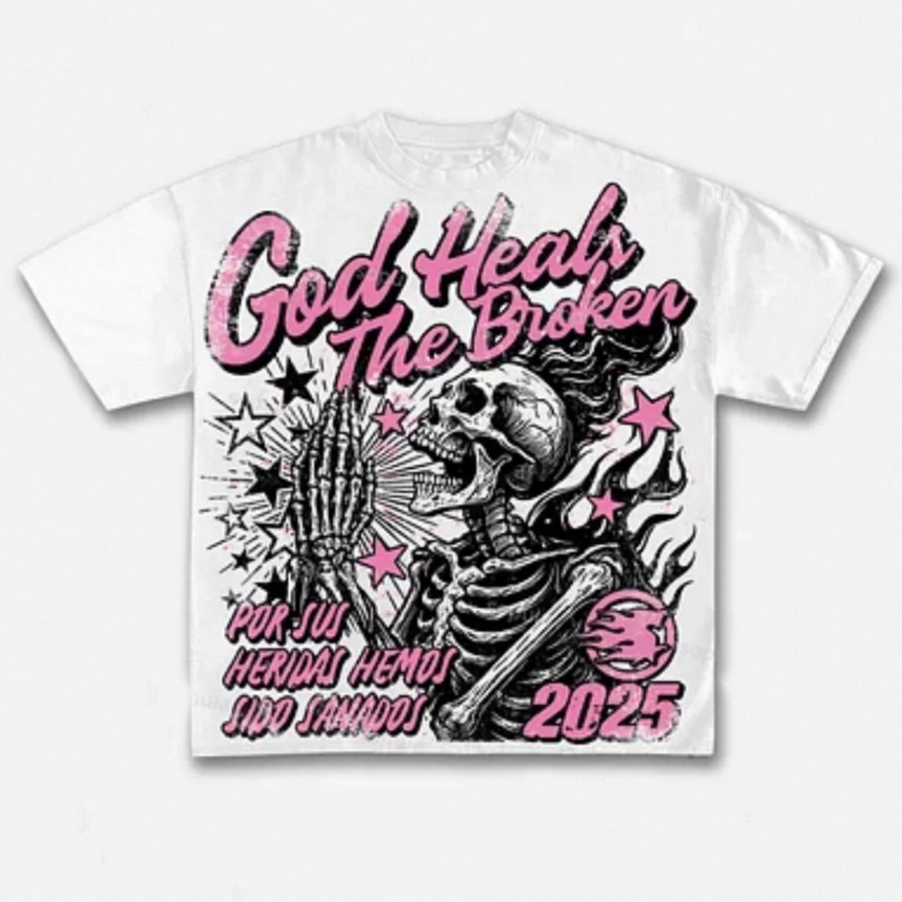 

Мужская и женская повседневная футболка с узором Y2K, белая хлопковая футболка с коротким рукавом и круглым вырезом, лето 4XL