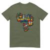 Venezuela Map Cultural Icons Flag Arepa Salto Angel TShirt