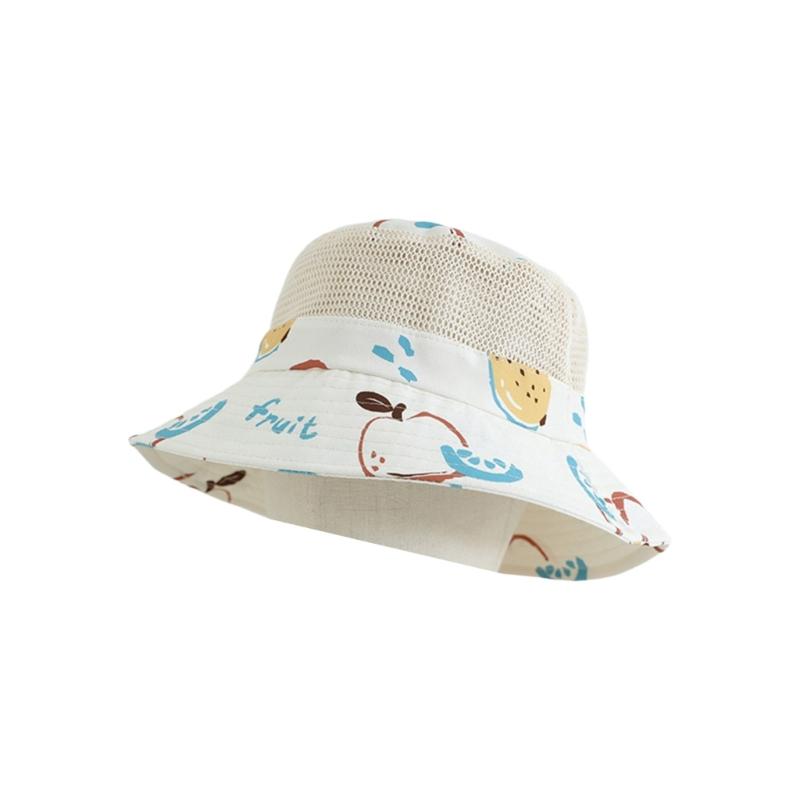 

Breathable Mesh Summer Sun Hat For Kids Adjustable Chin Strap Wide Brimmed Breathable Mesh синій
