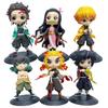 Anime Demon Slayer Action Figurine Kimetsu No Yaiba Figure Kamado Tanjirou Nezuko Agatsuma Zenitsu PVC Model Doll Toys