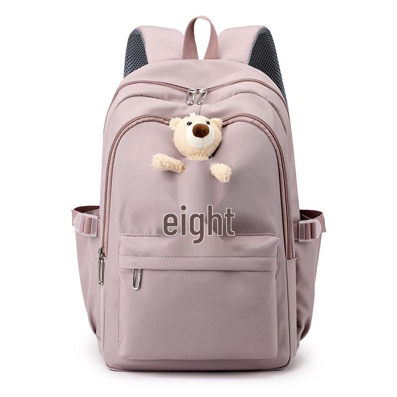 Women's Large Capacity Student Backpack: Versatile Japanese & Korean Style for Junior High and College.