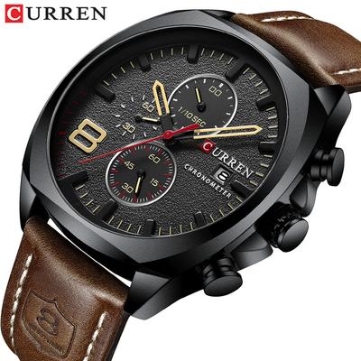 Ανδρικό ρολόι ζώνης Ανδρικό ρολόι Chronograph έξι ακίδων Αδιάβροχο ρολόι χαλαζία
