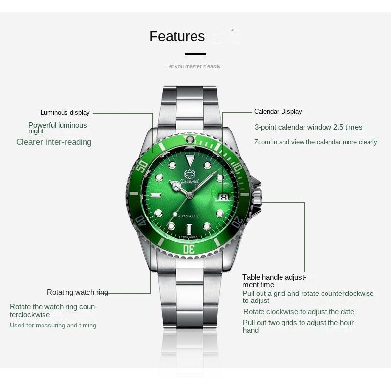GUCAMEL Men's Business Fashion Watch Men