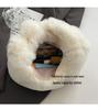 Damen Trendige Winter Plüsch Handtasche - Vielseitige, Stilvolle, Fellige und Süße Kleine Tasche