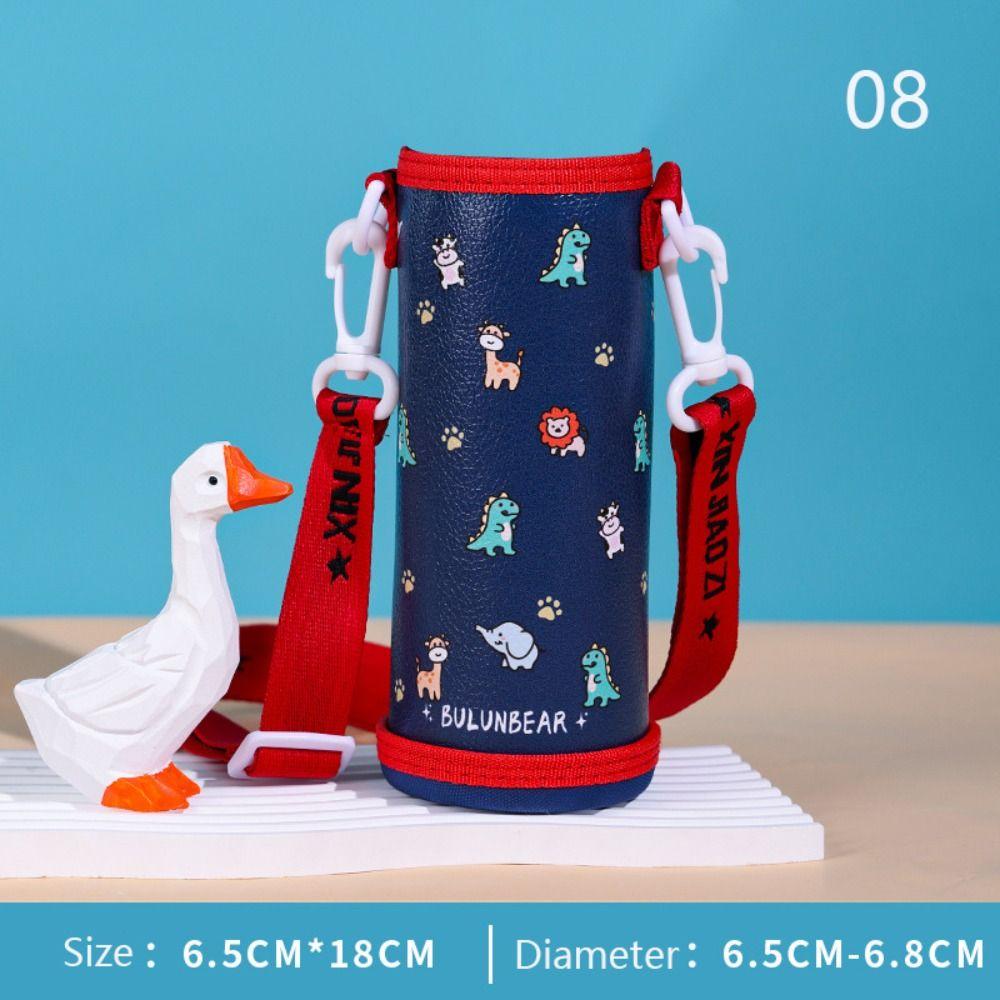 

PU Leather Water Bottle Bag Handheld Cup Pouch Protective Cup Sleeve Outdoor Sport Water Bottle 08