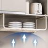 Large Capacity Retractable Hanging Basket Adjustable Spice Holder  Bathroom