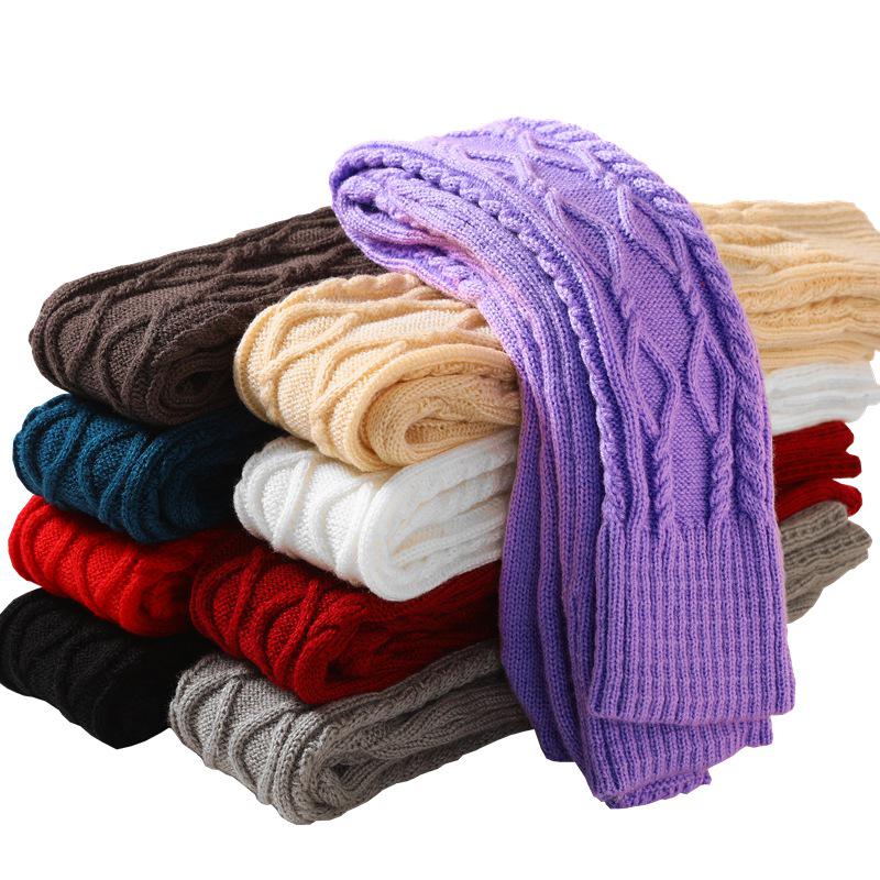 Women's Over-the-Knee Woolen Yoga Dance Socks