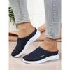 Ladies' Casual Sports Shoes, One Foot Kick, Suitable for Spring and Summer Beach Vacation, Travel and Leisure, Mesh Suitable for Plus Size Women