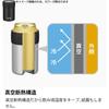Thermos cold can holder for 350ml cans, black JCB-352 BK