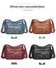 2025 Soft Leather Handbag for Women - Stylish, Simple Crossbody & Shoulder Bag for Middle-Aged Ladies
