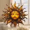 1Pc Sun Goddess Hanging Decoration Pendant Wind Chime Suncatcher Home Window Ornament Garden Decor Car Interior Decoratio