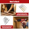 11Pcs Screw Extractor Kit Carbon Steel Hex Bolt Extractor Tool Center Drill Bits Guide Set Damaged Screws Remover Tools Easy Out