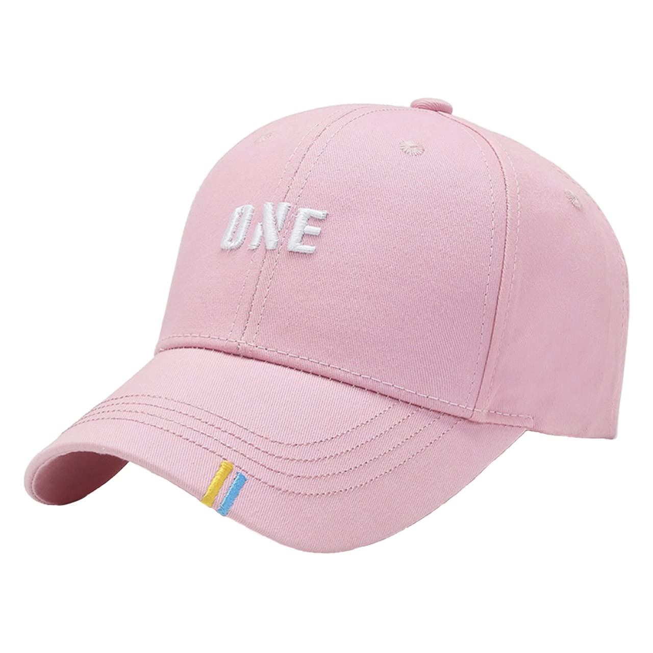 

English Simple CA512 [White Fang] Hat, Letters, Logo, Cap, Design, Sports, Men s, Women s, (Pink) рожевий