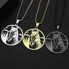 Horse Head Necklace For Women Men Stainless Steel Silver Color Pendant Chain Jewelry Gifts Animal Lover
