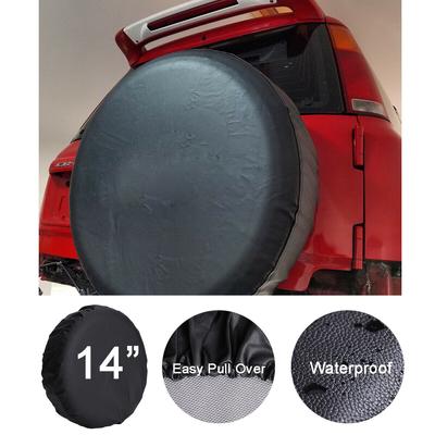 14 " Car Spare Tire Cover Boat Trailer RV Tyre Wheel Cover For Honda CRV 205/70R15 Summer Winter Protector Tire Storage