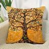 Tree Of Life Art Cushion Covers Chair Living Room Pillowcase Cozy Zipper Sofa Pillow Covers Bedroom Indoor Home Decor