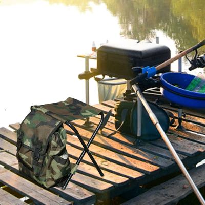 Useful Backpack Cooling Chair - Portable Folding Seat Stool Lightweight For Camping Traveling Hiking Outdoor Equipment
