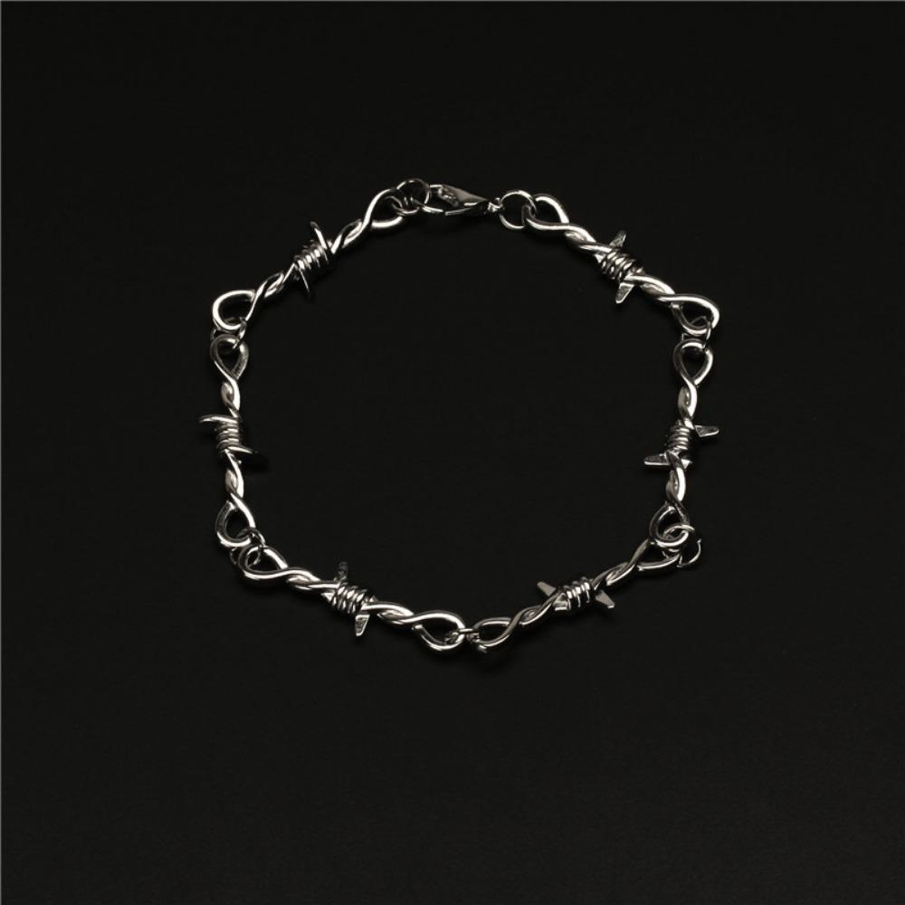Barbed Wire Bracelet Heart Shaped Bracelet Hand Jewelry Female Gift Unisex Decoration
