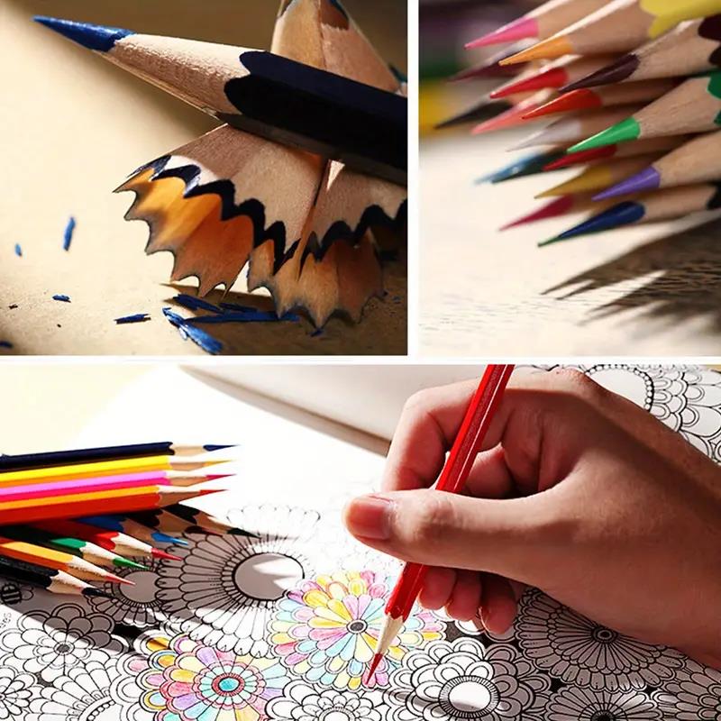 12/48/72 Colors Oily Colored Pencils Hexagon Wooden Handle Set Artist Painting Drawing Sketch Art Design Student Supplies