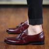Fashion Men's Pointed Loafers Fashionable and Versatile Design Party Wedding Outdoor Leisure Business Walking Daily Office Work Shoes