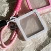 Blank Photo Frame Keychain Candy-Colored Photo Frame Keyring Insert Photo Split Key Pendant Diy Key Holder