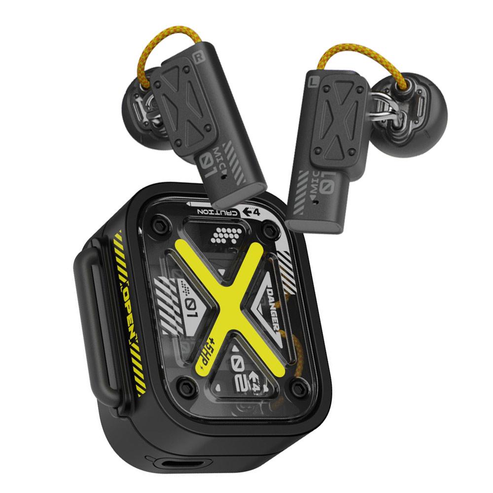 

Luxmoc Punk Mech Tws беспроводные Bluetooth-наушники Space Mecha Customize Cabin In Ear-наушники с ультрадолгим сроком службы батареи в подарок чёрный