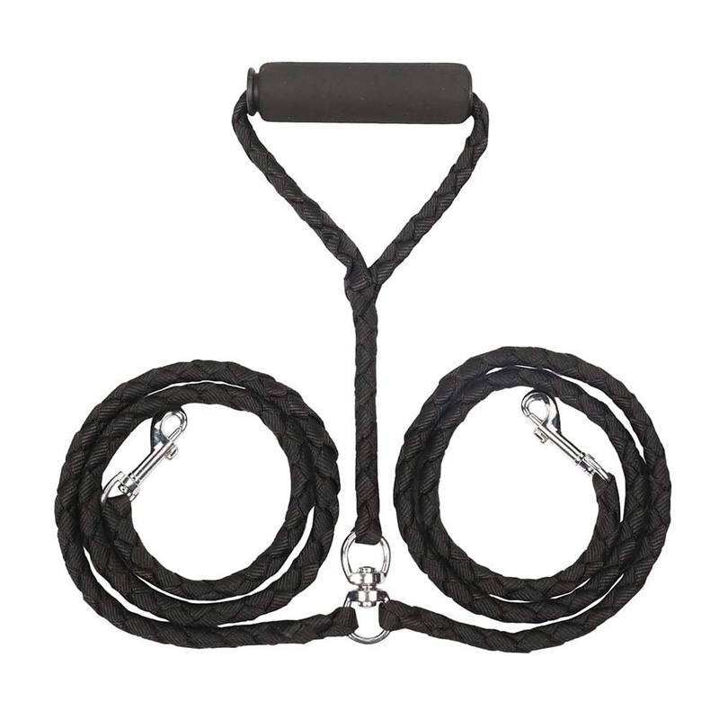 1.4M Portable Pet Dog Double Leash High-quality Traction Rope for Dogs No-tangle Leashes for 2 Dogs Walker Pet Supplies