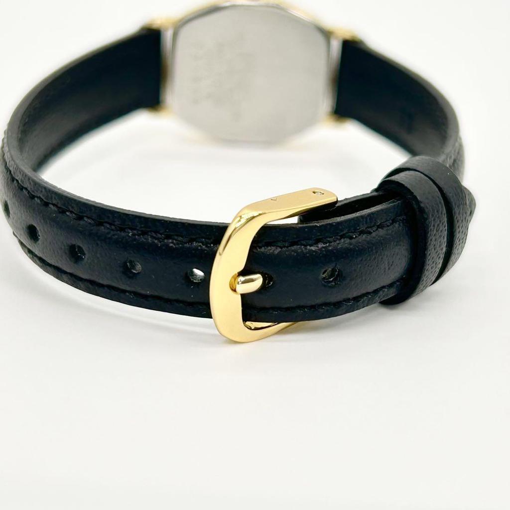 [USED] SEIKO Exceline 10K 1P Diamond Quartz Wristwatch