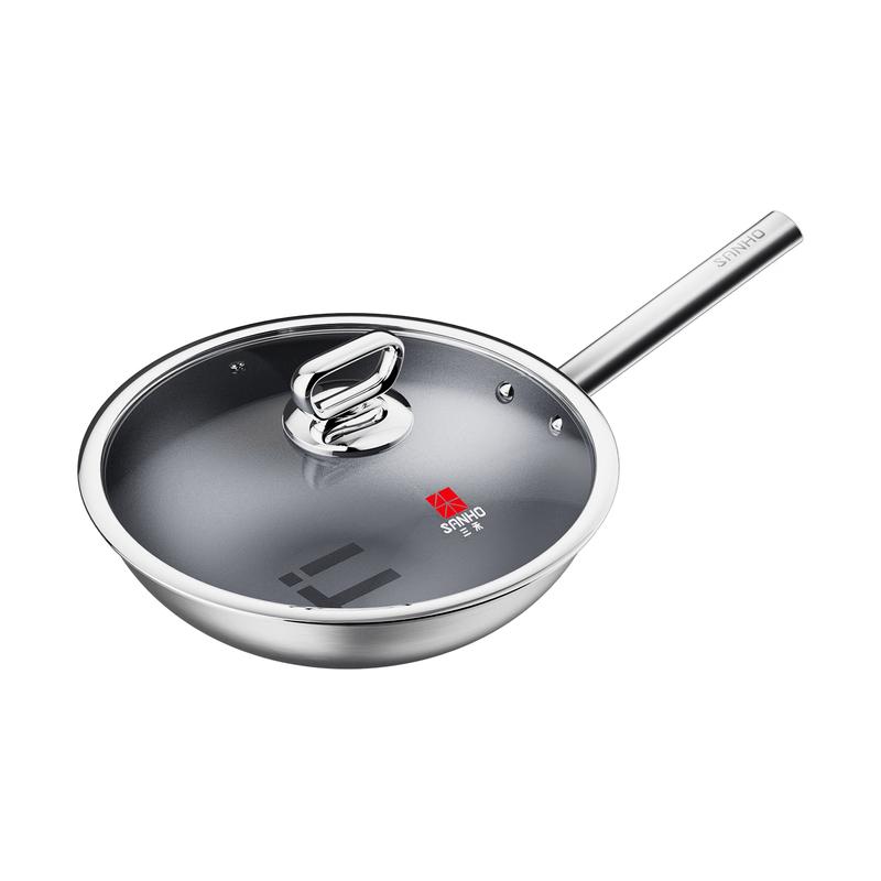 Титановый вок Sanhe GC32F3