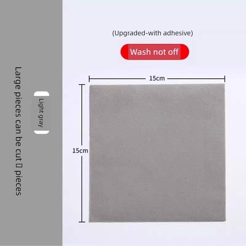 

Car Foot Mat Patch Driving Adhesive Non Slip Abrasion Resistant Hole Covering Cutting Car Patch Strong Adhesive Light Gray Large Patch Repair [Self-Cut 1 Piece]