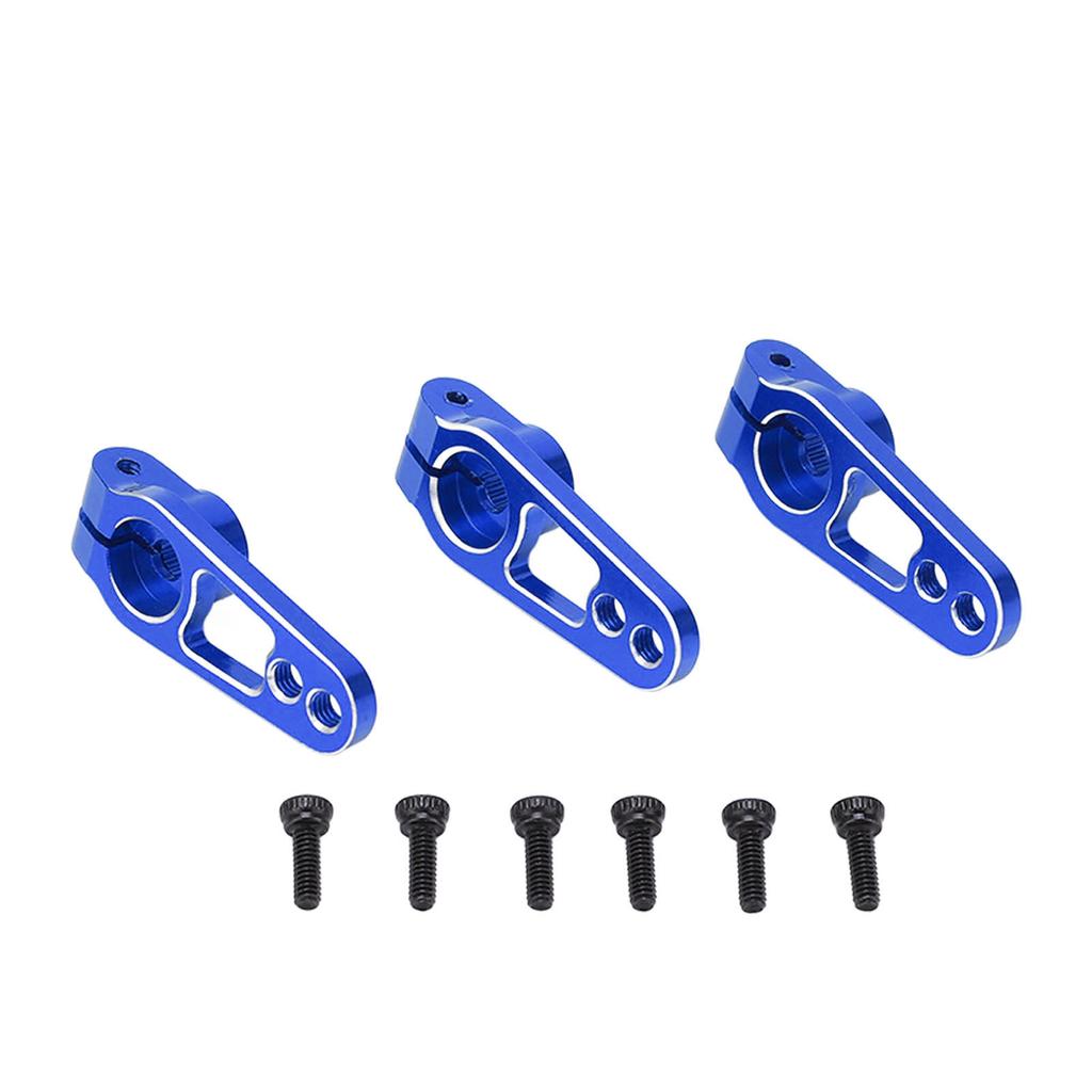 3pcsCelsiusset 25T Steering Servo Arms for 1Celsius10 Remote Control Car Aluminum Alloy Servo Arm