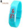 Herren Damen Uhren Wasserdicht Silikon Rote LED Sport Armband Touch Digitale Armbanduhr