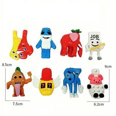 Auf Lager 8 Stück Steal a Brainrot Spiel Figuren PVC Modell Spielzeug Nein. 9 & Nein. 67 Schreibtischdekorationen Sammlung Weihnachtsgeschenk für Kinder