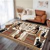 Egyptian Queen And Cats Print Carpet Plush Flannel Rug Living Room Bedroom Home Decor Area Rug Non Slip Floor Mat