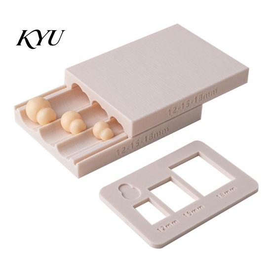 Portable Clay Mold Polymer Ball Maker for Jewelry Making, 12/15/18mm Sphere Shaper Precision Sizing Caliper Roller Tool DIY Earrings And Beads,