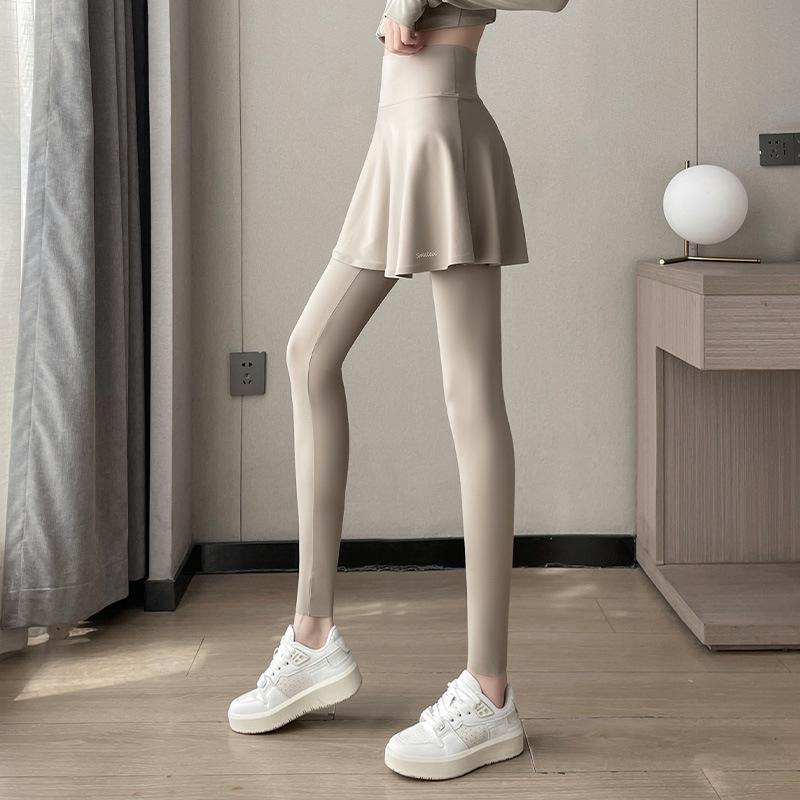 Women's Quick-Dry Yoga & Running Culottes: Spring/Autumn, Anti-Exposure, High-End Casual Sportswear