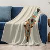 Geometric Pattern Throw Blanket Abstract Colorful Design Sofa Bed Decorative Throw Blanket for Living Room Bedroom
