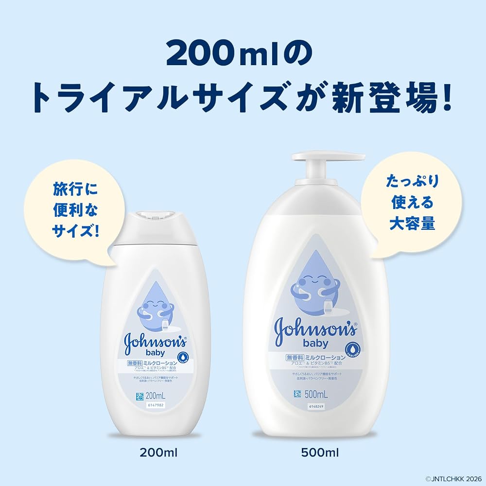 Johnson's Baby Lotion Fragrance-Free 500ml Newborn Moisturizing Low-discomfort Pump