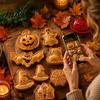 Holiday Cookie Baking Tools Halloween Mini Hand Pie Mold 3 Step Pastry Sealer Tool for Durable Making Molds Kids Reusable Plastic Maker Fall Baking,