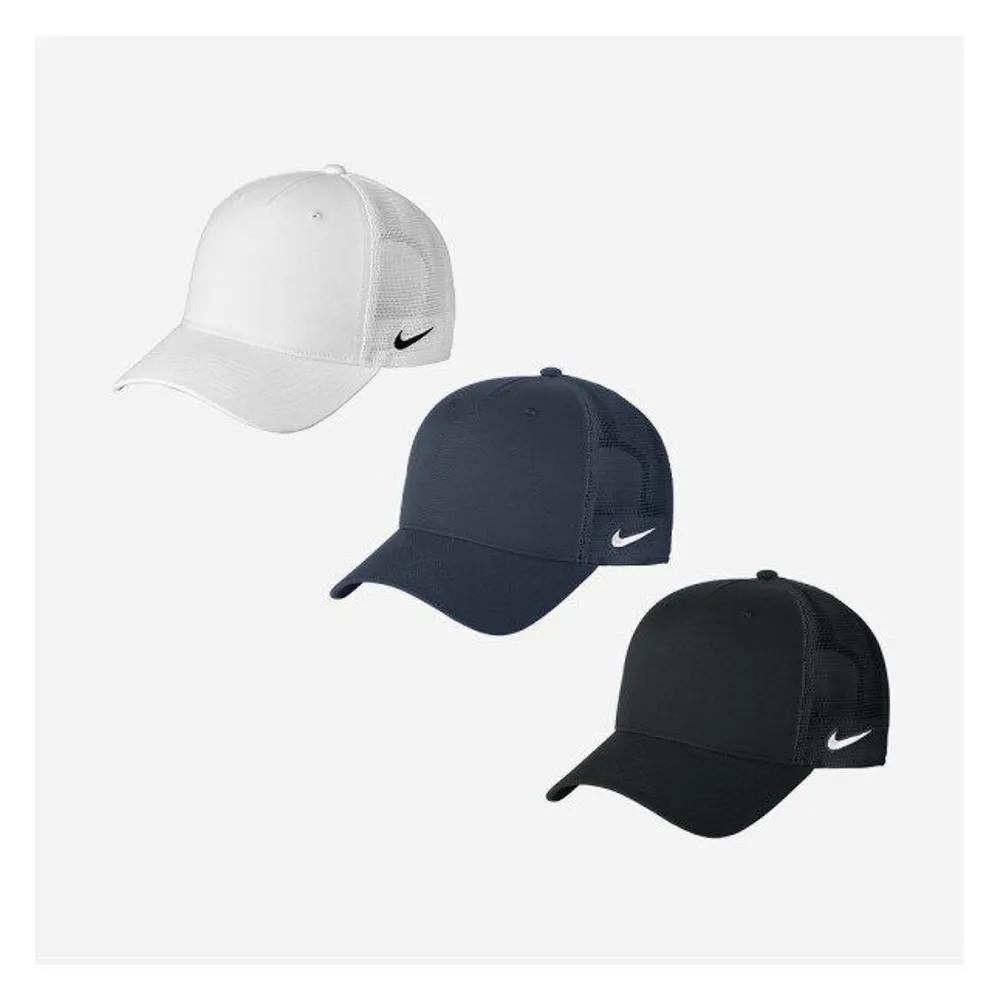 [Nike] Nike Mesh Trucker Golf Cap Ball Cap WHITE Freesize