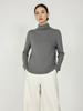Early Autumn Cashmere & Mulberry Silk High-Neck Slim Fit Knitted Sweater for Women
