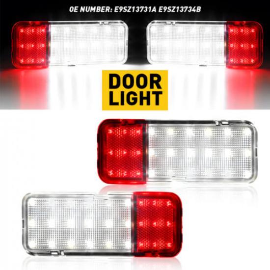 2PCS LED Door Courtesy Light For 1997-2002 Ford Expedition E9SZ13734B E9SZ13731A
