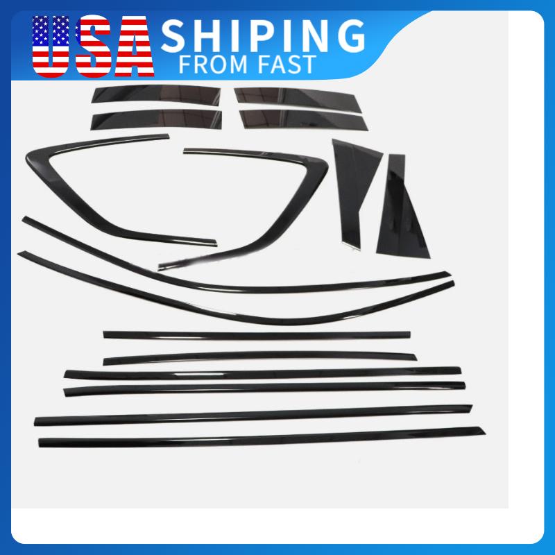 

Window Strip Decor Sticker Trim For Honda CRV CR-V 2025-2025 Car Window Strip Cover Trim Kit stainless steel Black United States