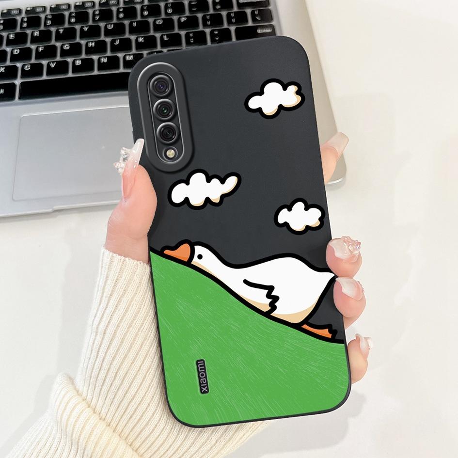 For Xiaomi Mi A3 Case MiA3 Shockproof Cover Cute Cartoon Panda Rabbit Soft Silicone Matte TPU Phone Case For Xiaomi Mi CC9e Capa